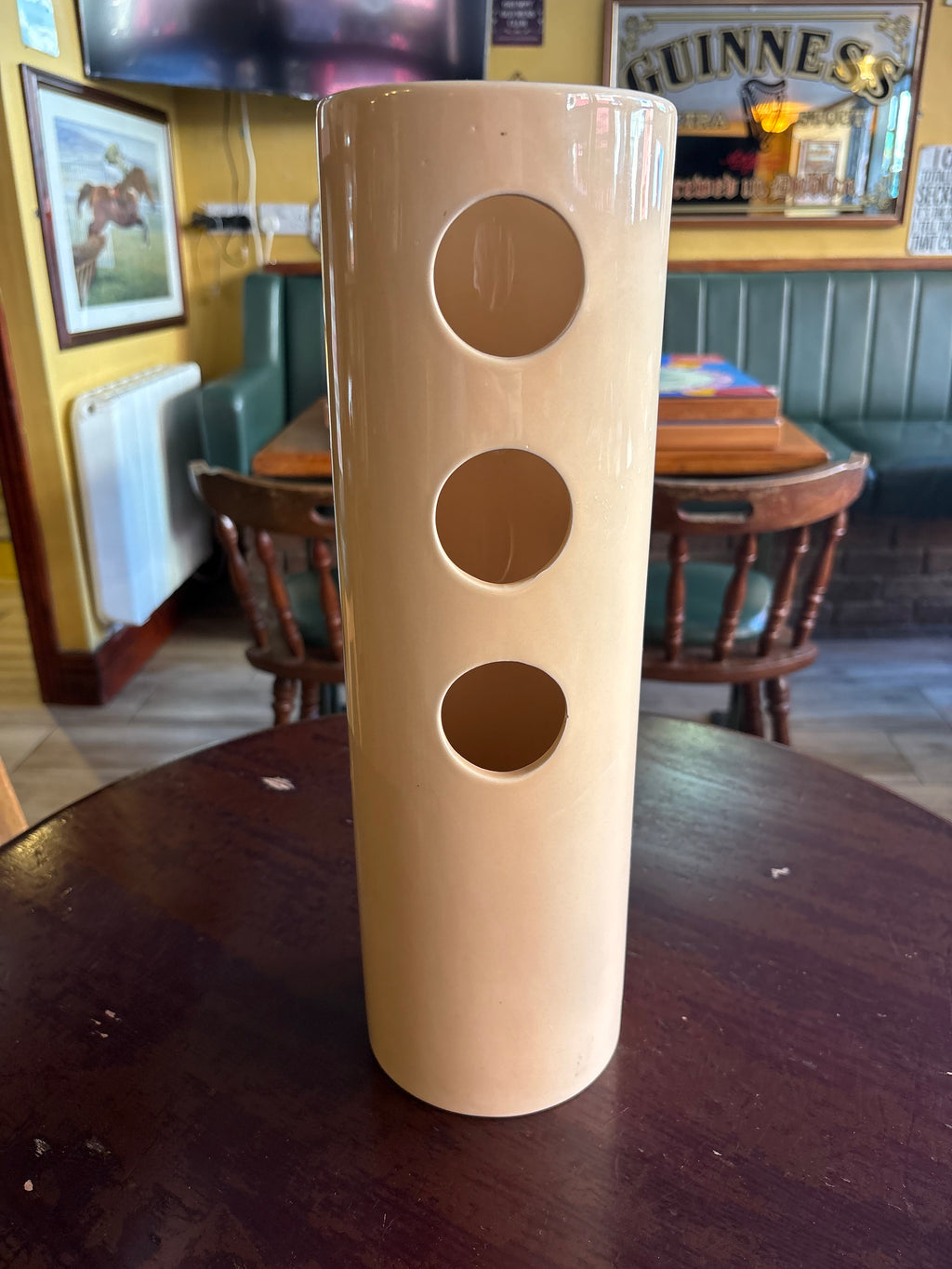 MID CENTURY MODERN CERAMIC SPAGE-AGE UMBERELLA STAND