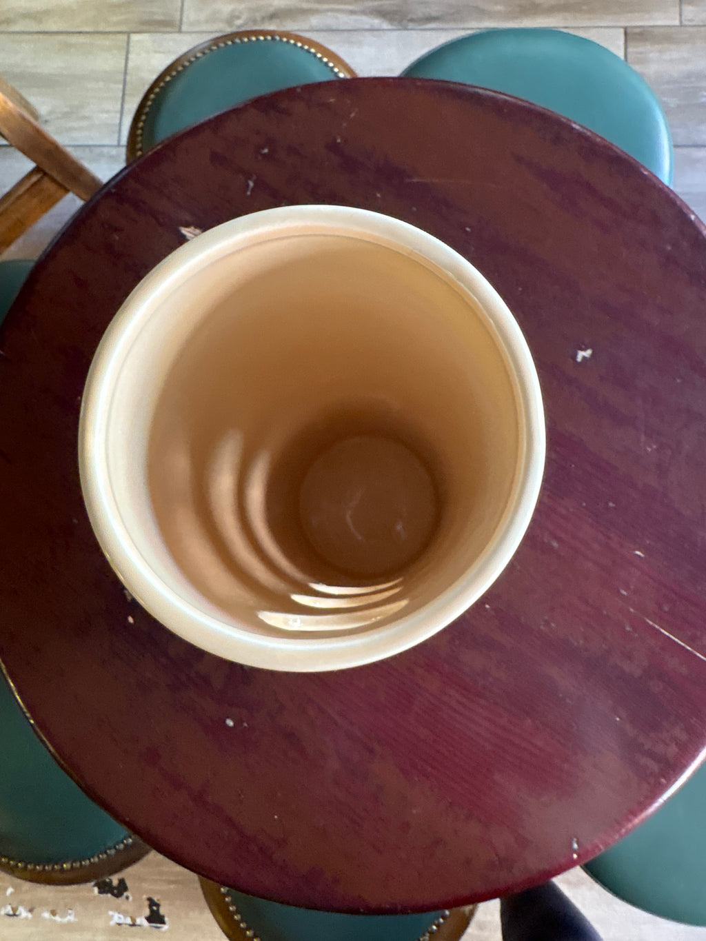 MID CENTURY MODERN CERAMIC SPAGE-AGE UMBERELLA STAND