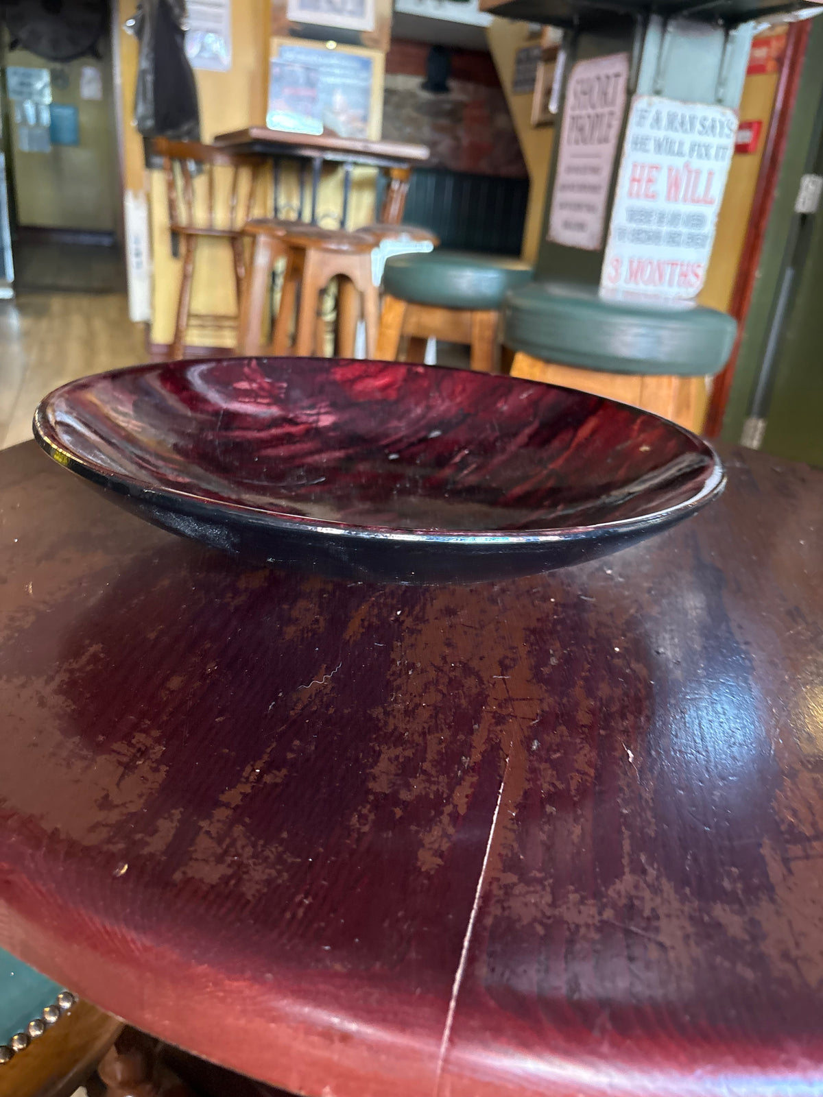 EARLY 20TH CENTURY ROYAL DOULTON FLAMBLE GLAZED BOWL