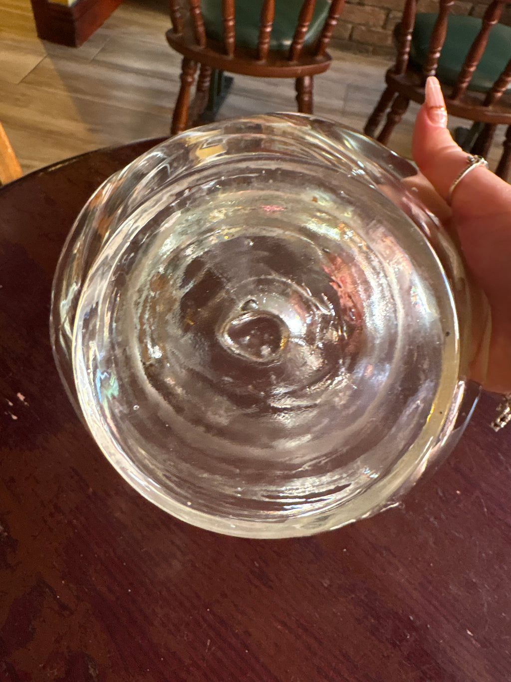 VINTAGE MID CENTURY MODERN CLEAR ART GLASS SWAN BOWL OR PLATTER